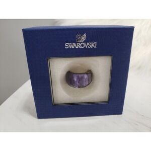 NEW Swarovski Nirvana Petite Purple Ring Size 55 #5040569